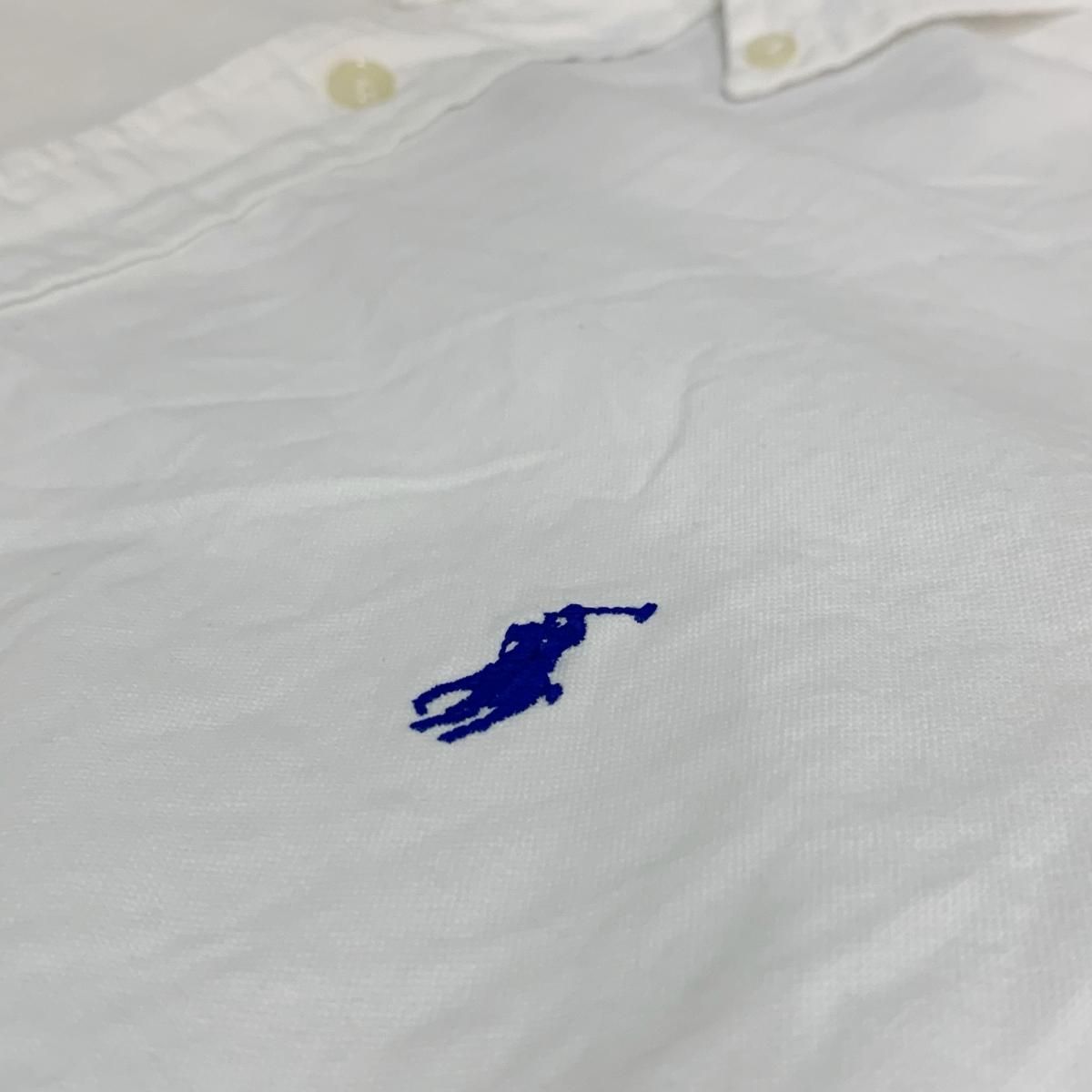 Polo Ralph Lauren Cotton BD S/S Shirt 白 XXL ポロラルフ