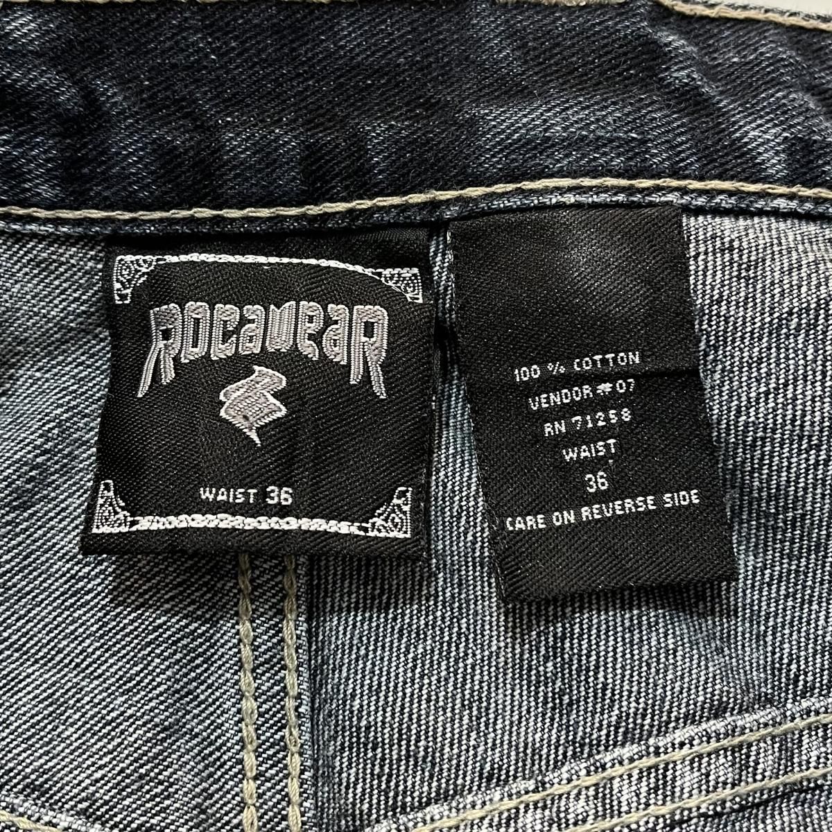 00s ROCA WEAR Denim Painter Pants 紺 W34×L30 ロカウェア 00s ROCA WEAR Denim Painter Pants 紺 W34×L30 ロカウェア