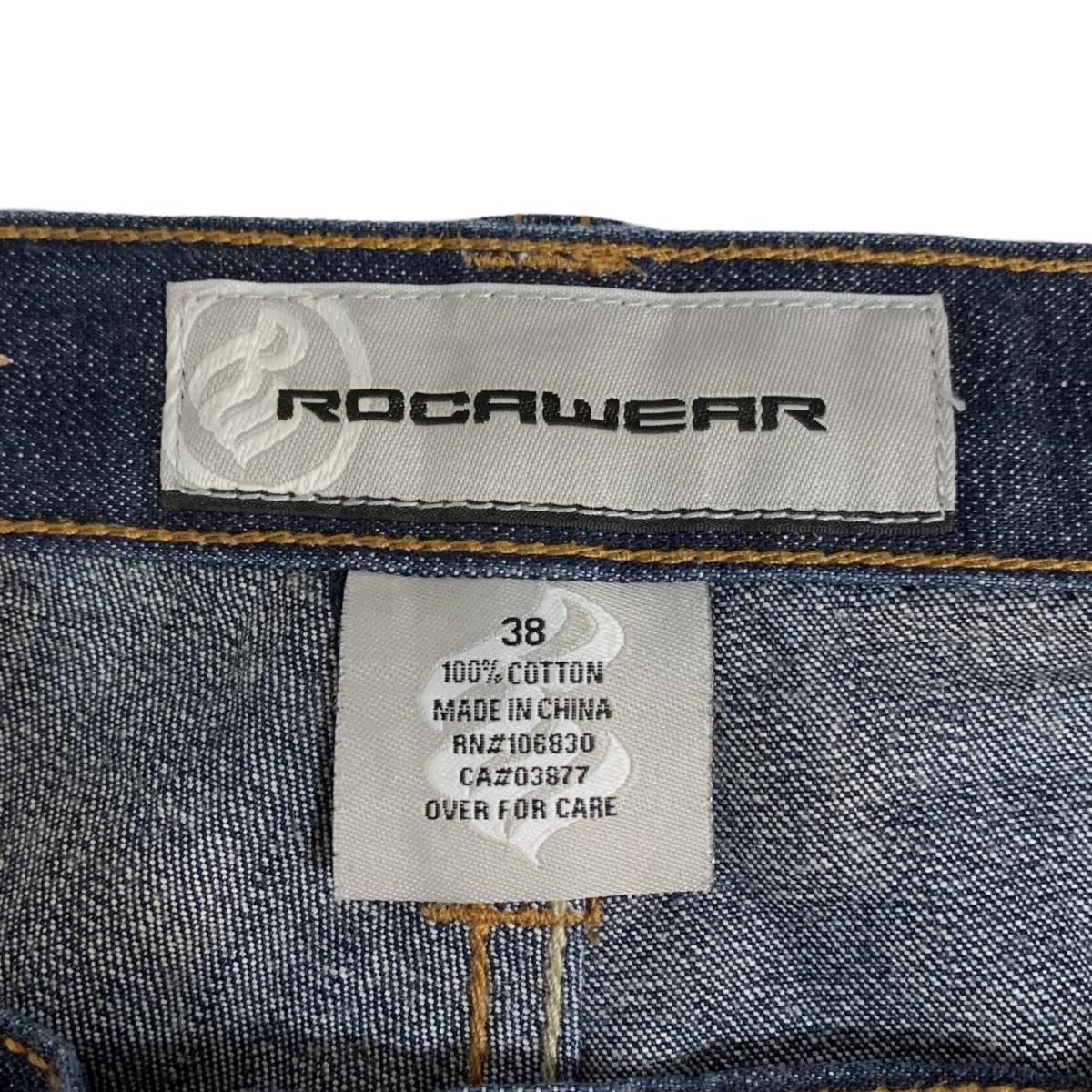 00s ROCA WEAR Denim Pants 紺 W38×L30 ロカウェア デニムパンツ 00s ROCA WEAR Denim Pants 紺 W38×L30 ロカウェア デニムパンツ