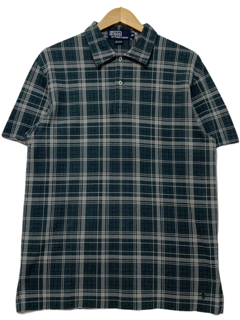 Polo Ralph Lauren Check Cotton S/S Polo Shirt 緑 M ポロ Polo Ralph Lauren Check Cotton S/S Polo Shirt 緑 M ポロ