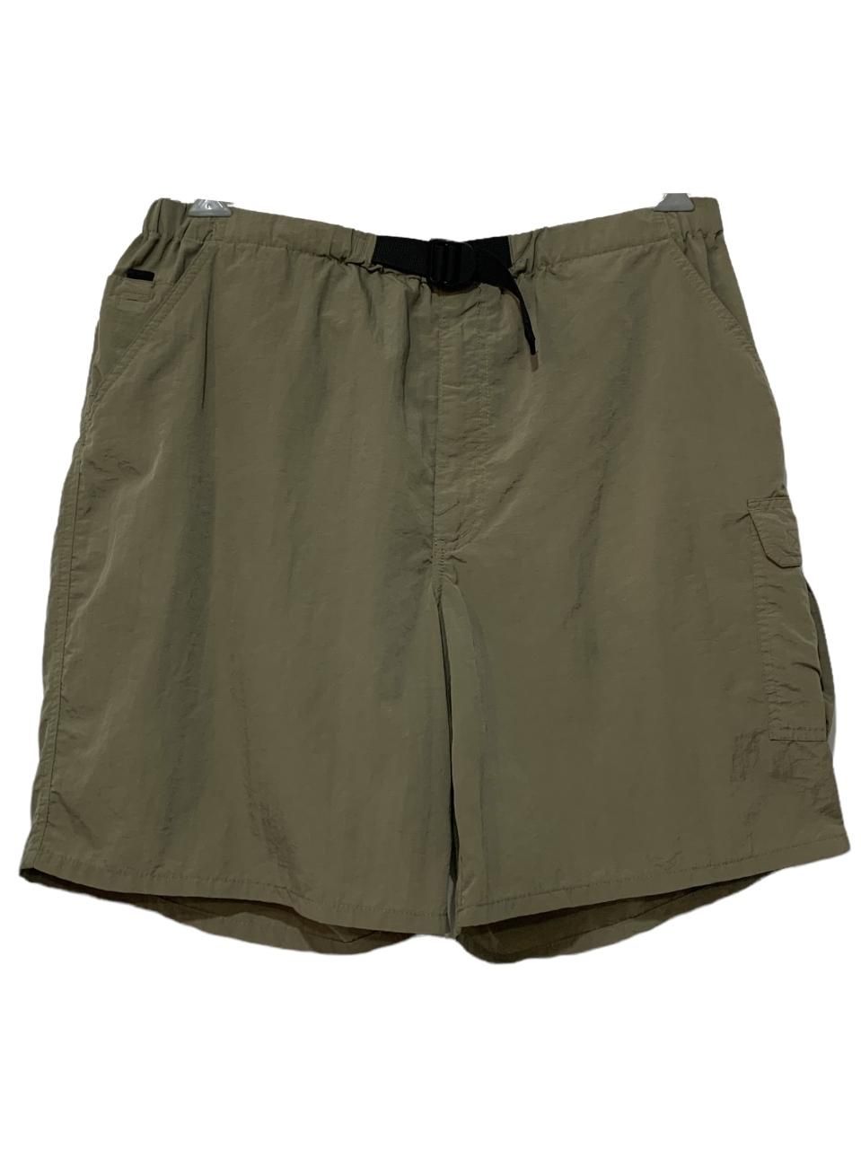 00s FLYERS Cargo Trekking Shorts カーキ L フライヤーズ ナイロンショーツ カーゴショーツ トレッキングショーツ  パッカブル オリーブ 古着 - NEWJOKE ONLINE STORE