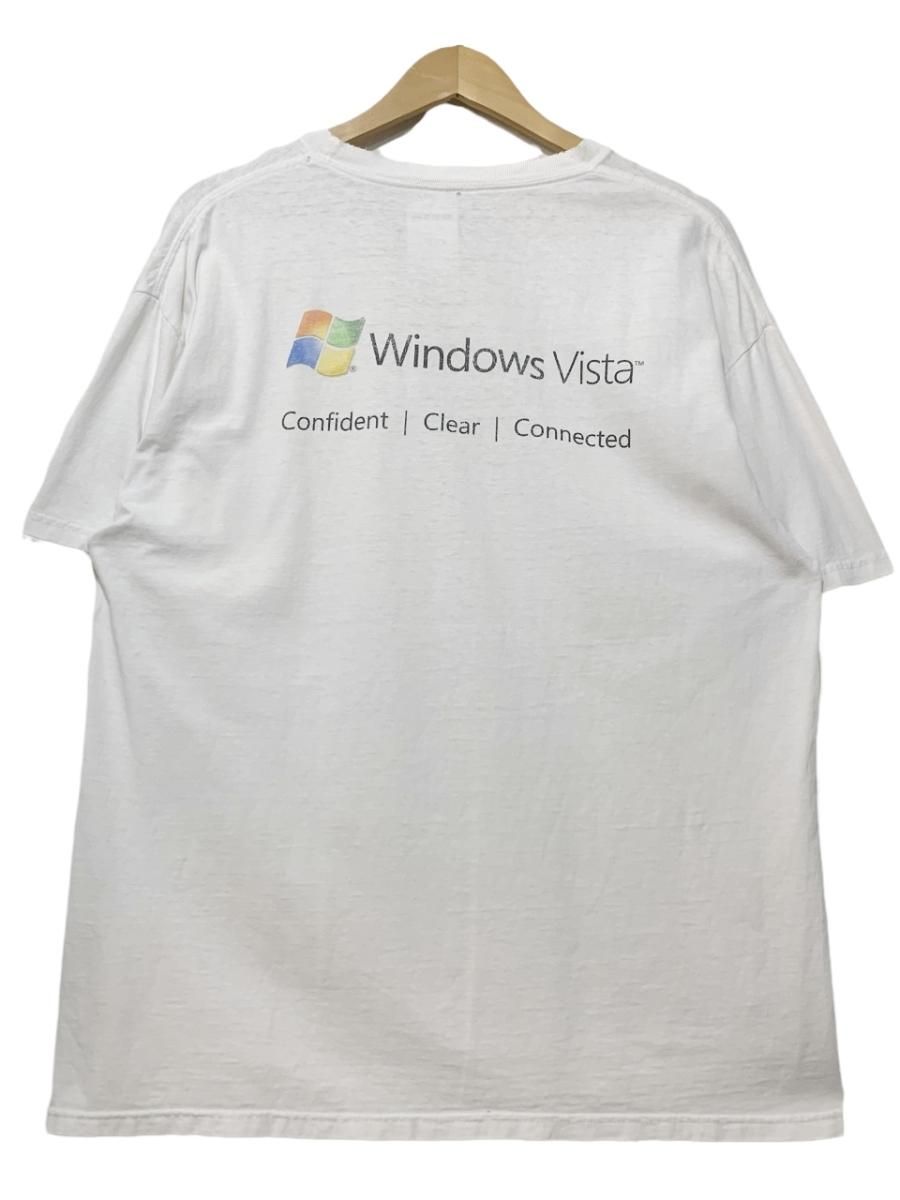 00s Microsoft Windows Vista Print S/S Tee 白 XL相当 00s Microsoft Windows Vista Print S/S Tee 白 XL相当