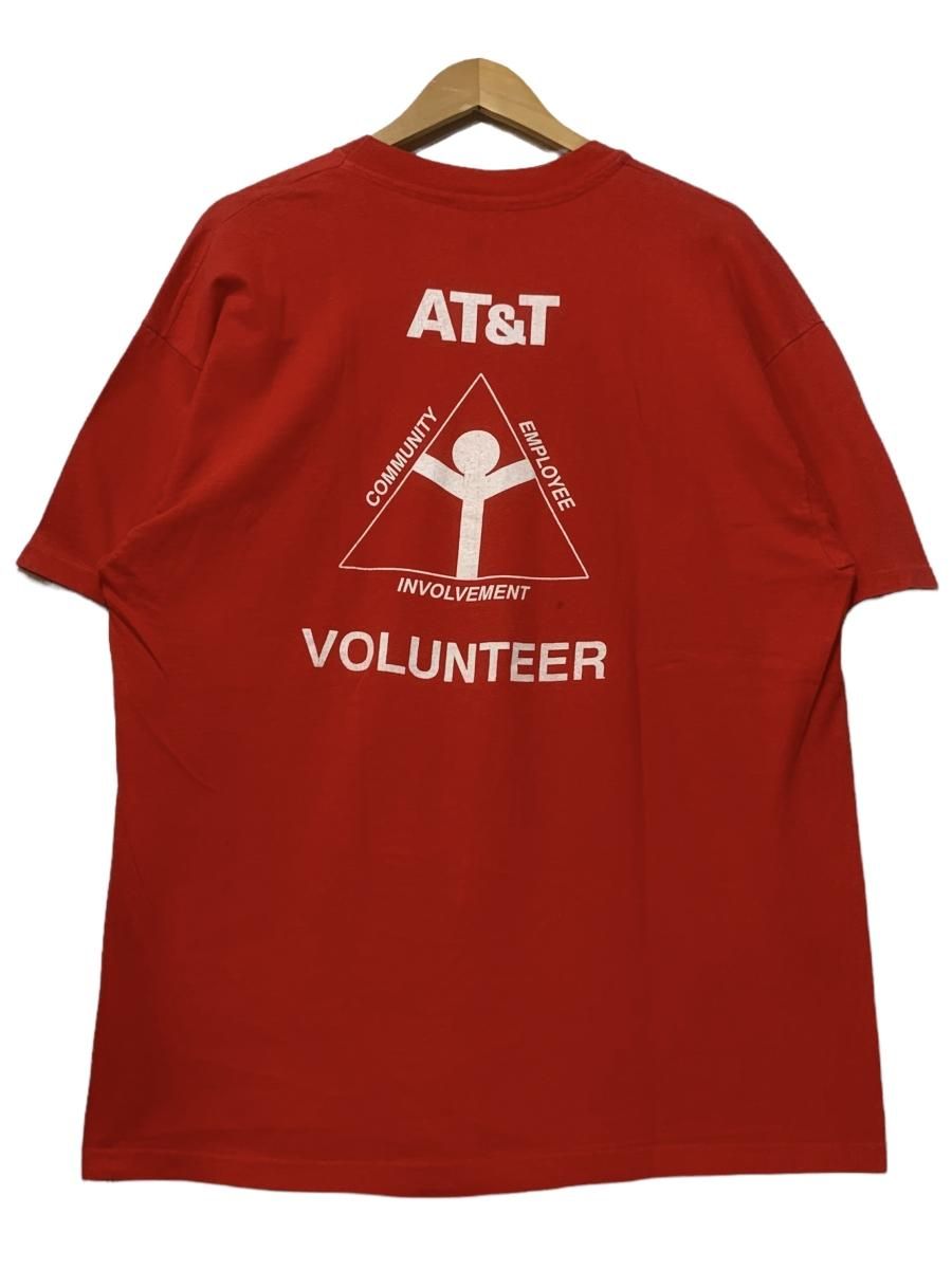 USA製 80s~90s AT&T Print S/S Tee 赤 XL エーティーアンド USA製 80s~90s AT&T Print S/S Tee 赤 XL エーティーアンド
