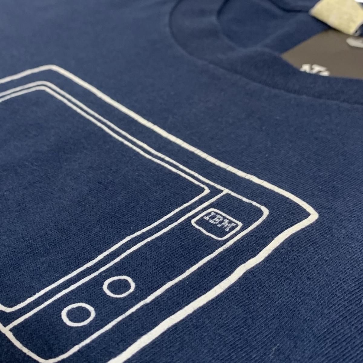 USA製 80s IBM Print S/S Tee 紺 XL アイビーエム 半袖 Tシャツ USA製 80s IBM Print S/S Tee 紺 XL アイビーエム 半袖 Tシャツ