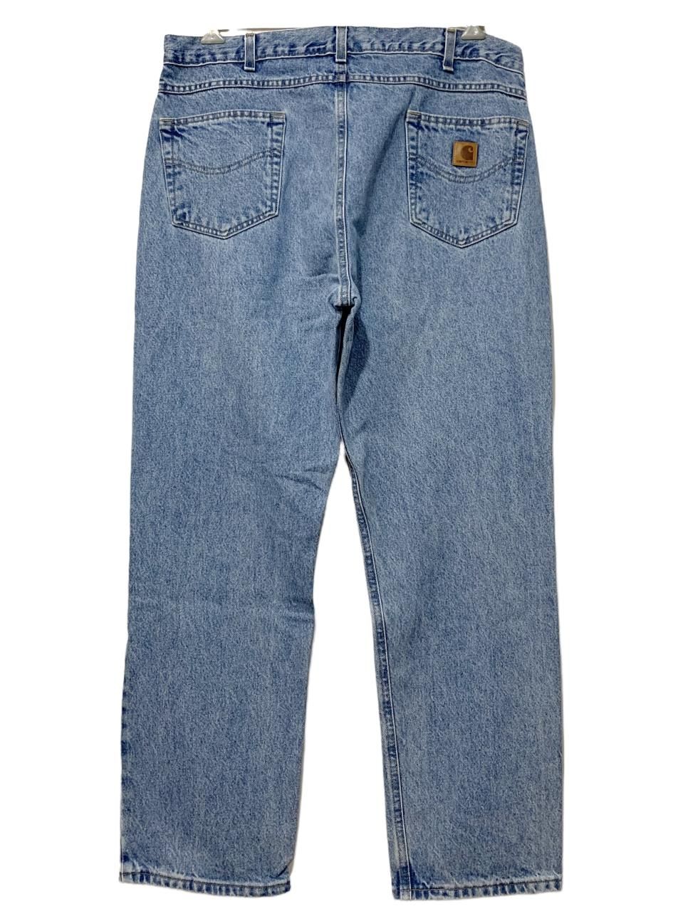 00s Carhartt Traditional Fit Straight Leg 薄青 W38×L30 カーハート 