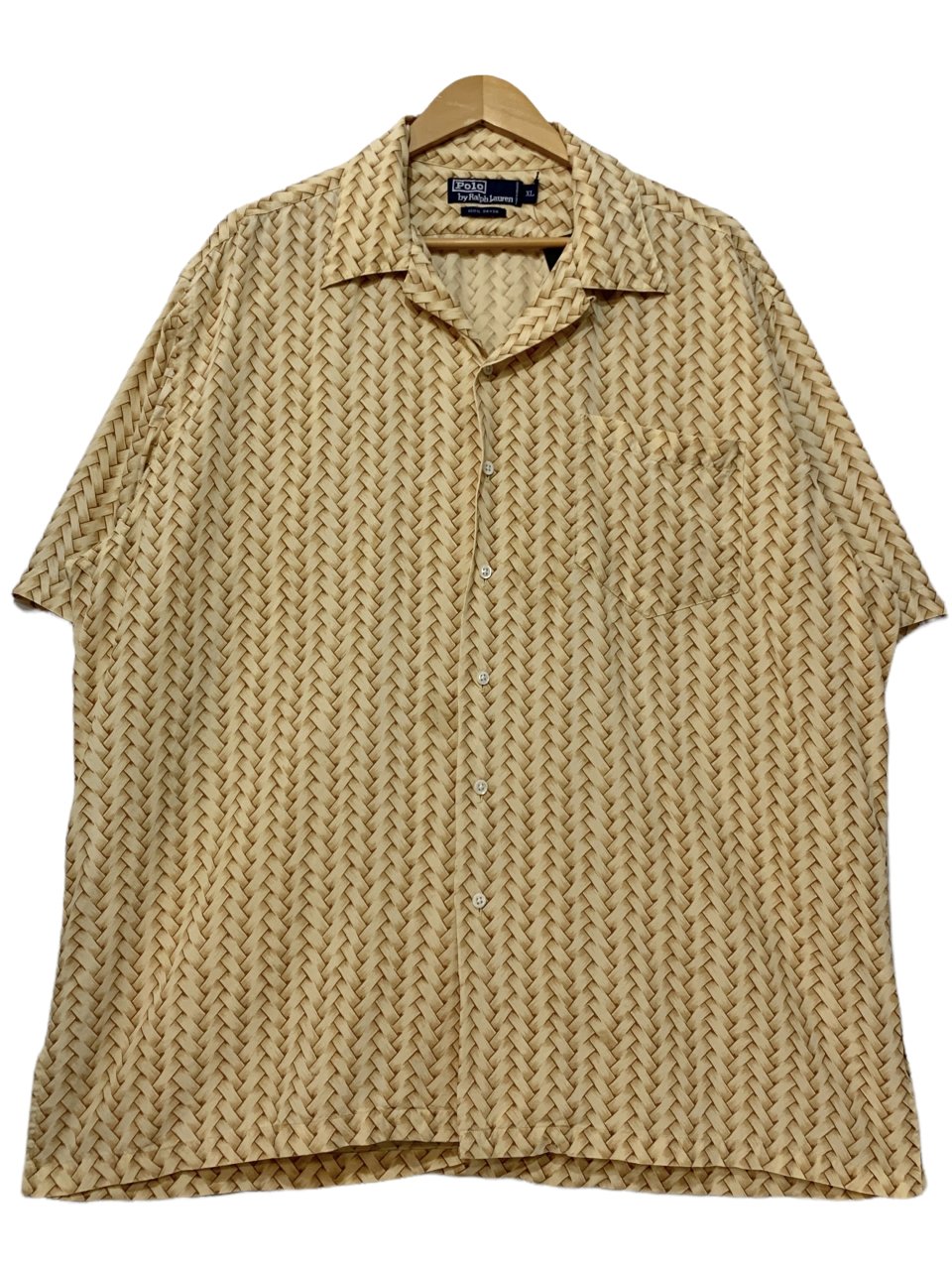 Polo Ralph Lauren Rayon Aloha Shirt ベージュ XL ポロラルフローレン