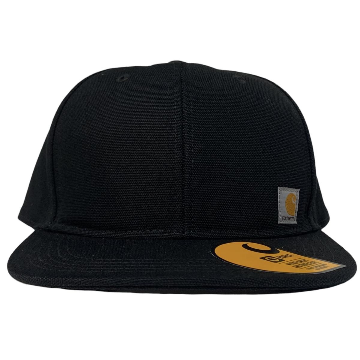 新品 Carhartt Firm Duck Flat Brim Cap (BLACK) カーハート