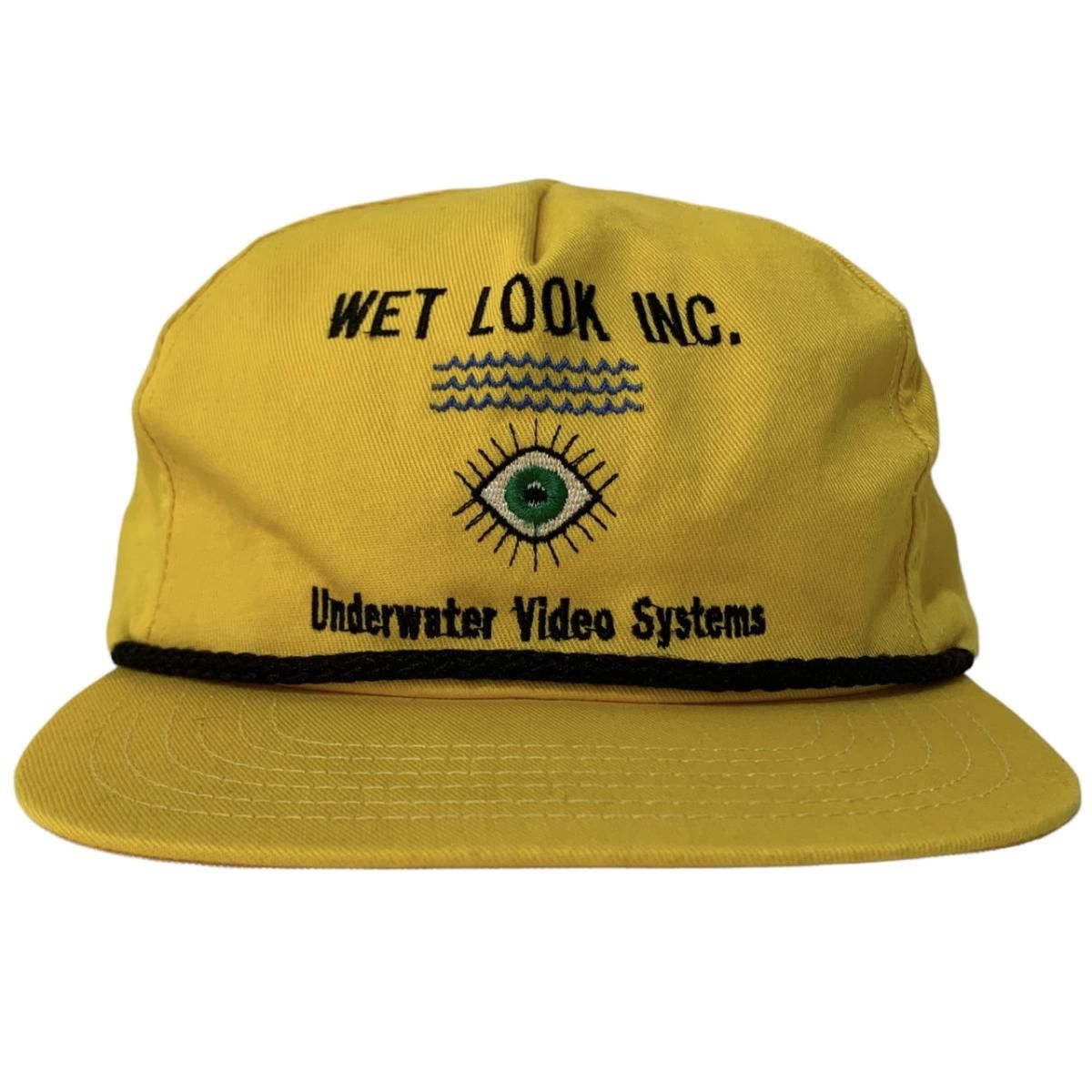 USA製 90s Underwater Video System 5 Panel Cap 黄 フリーメイソン 5