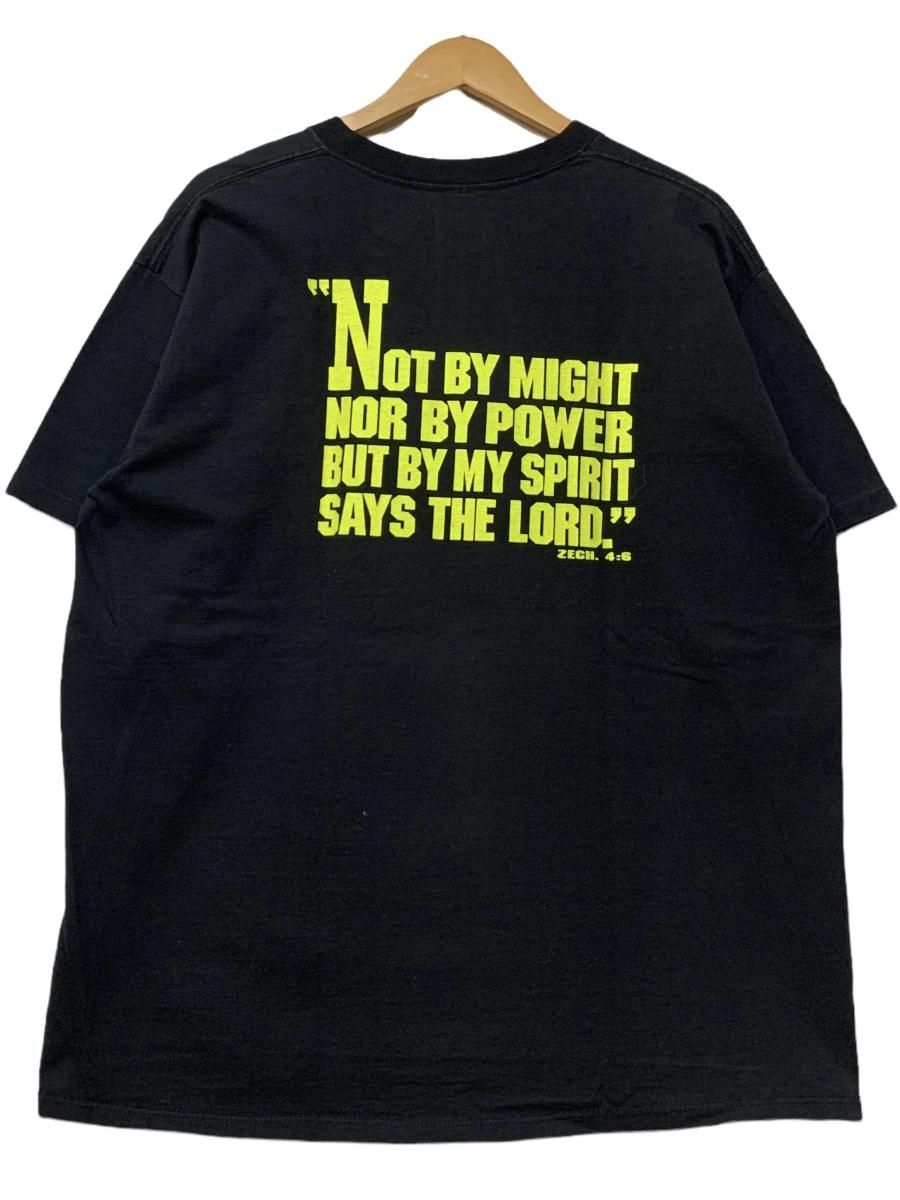 USA製 89年 Print S/S Tee 黒 XL 80s~90s 半袖 Tシャツ プリント
