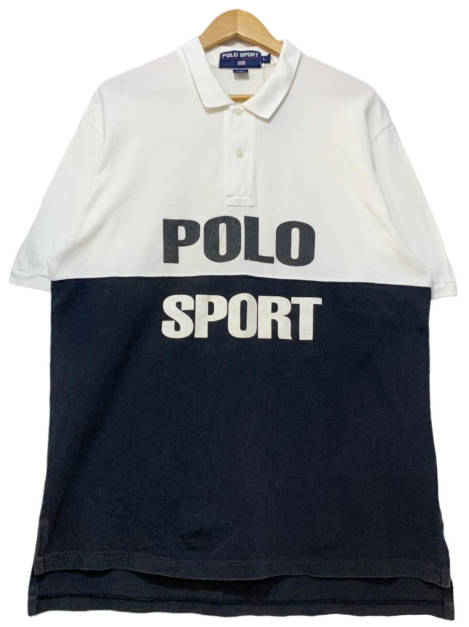 POLO SPORT R.L P ポロスポ 90s 古着 ポロシャツ-