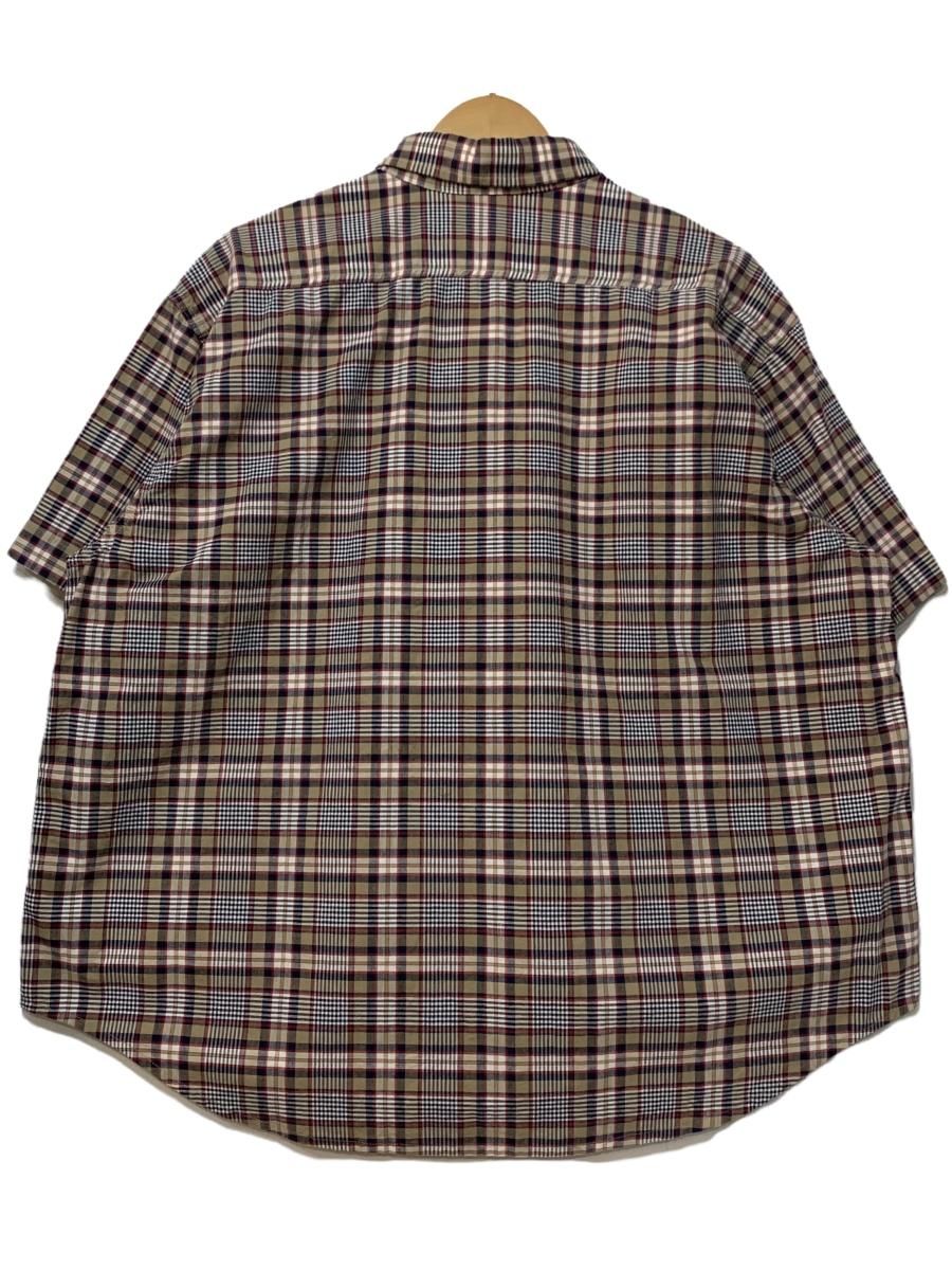 USA製 90s Carhartt Check Cotton BD S/S Shirt ベージュ L USA製 90s Carhartt Check Cotton BD S/S Shirt ベージュ L