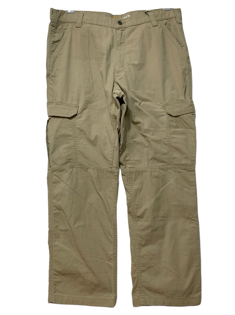 00s Carhartt Force Relaxed Fit Work Pants カーキ W38×L30 