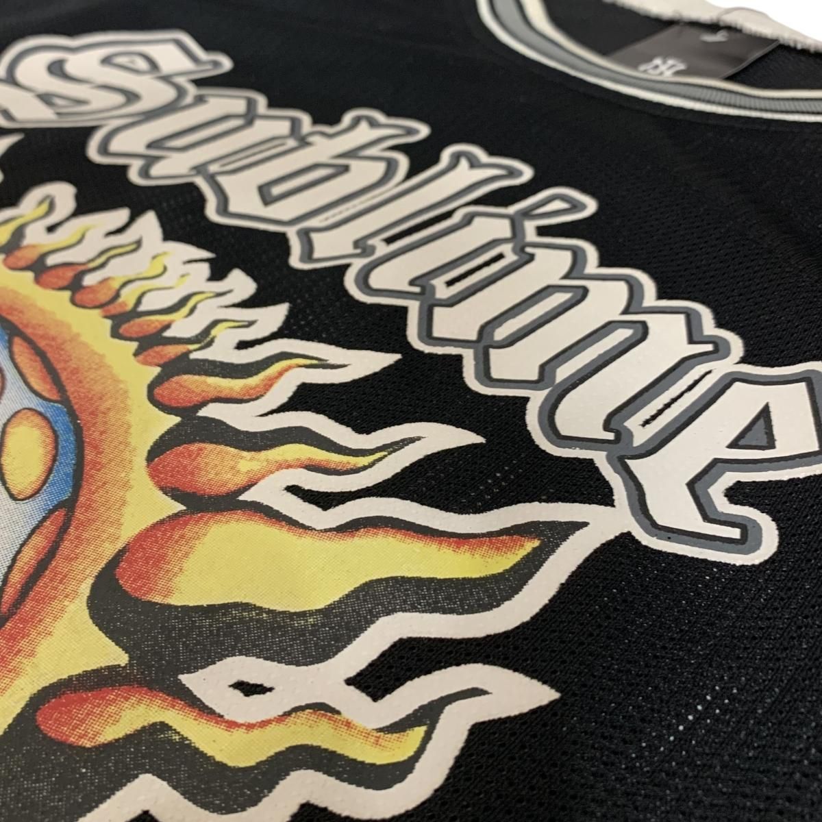 00s Sublime Logo Game Jersey 黒 M サブライム ゲームジャージ 00s Sublime Logo Game Jersey 黒 M サブライム ゲームジャージ