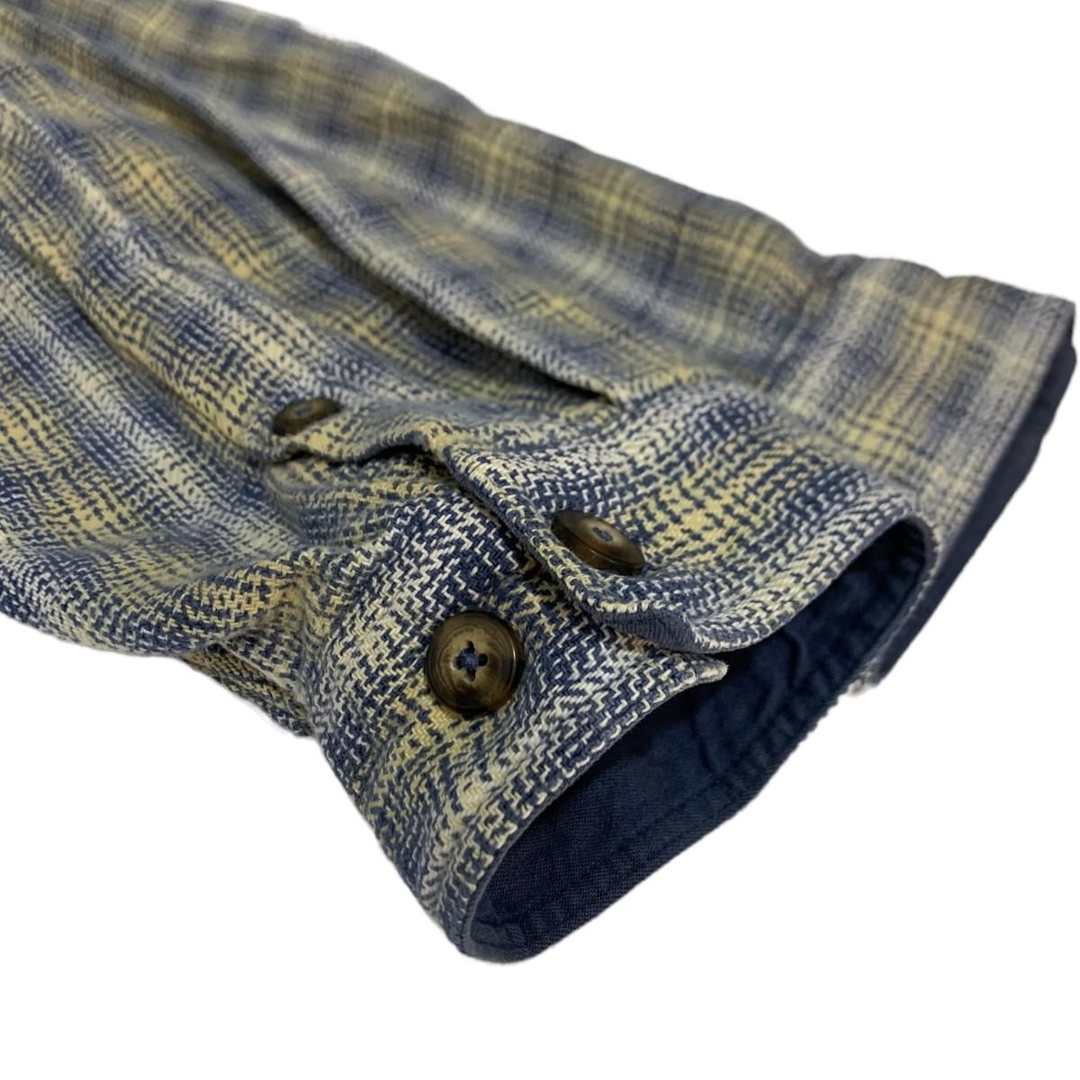 90s patagonia Check Flannel L/S Shirt 青黄 XXL パタゴニア 90s patagonia Check Flannel L/S Shirt 青黄 XXL パタゴニア