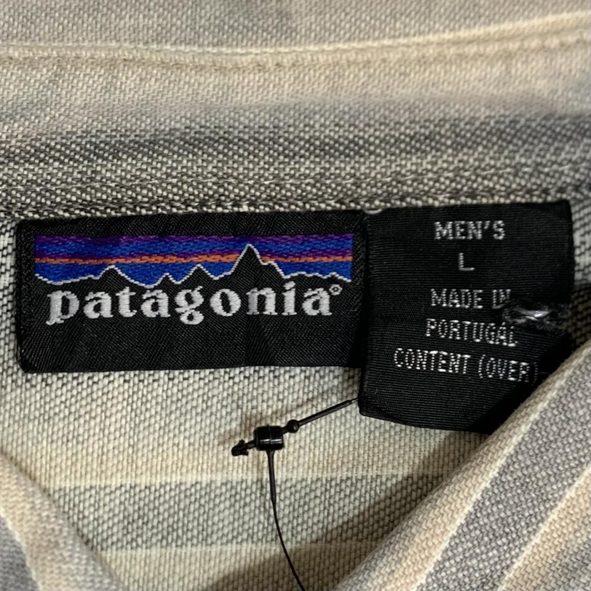 90s patagonia Stripe Flannel L/S Shirt 黒白 L パタゴニア 90s patagonia Stripe Flannel L/S Shirt 黒白 L パタゴニア
