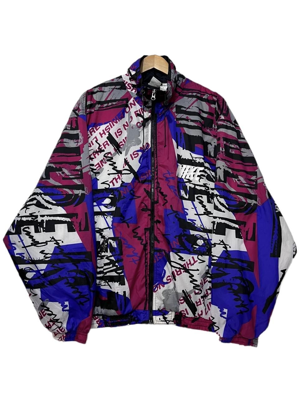 90s NIKE nylon line jacket