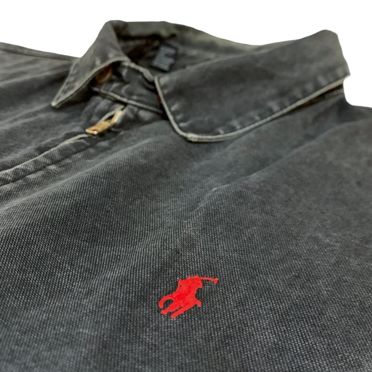 90s Polo Ralph Lauren Black Denim Drizzler Jacket 黒 L ポロ 90s Polo Ralph Lauren Black Denim Drizzler Jacket 黒 L ポロ