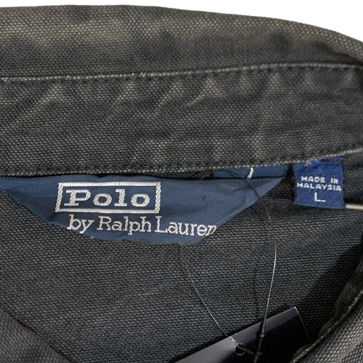 90s Polo Ralph Lauren Black Denim Drizzler Jacket 黒 L ポロ 90s Polo Ralph Lauren Black Denim Drizzler Jacket 黒 L ポロ