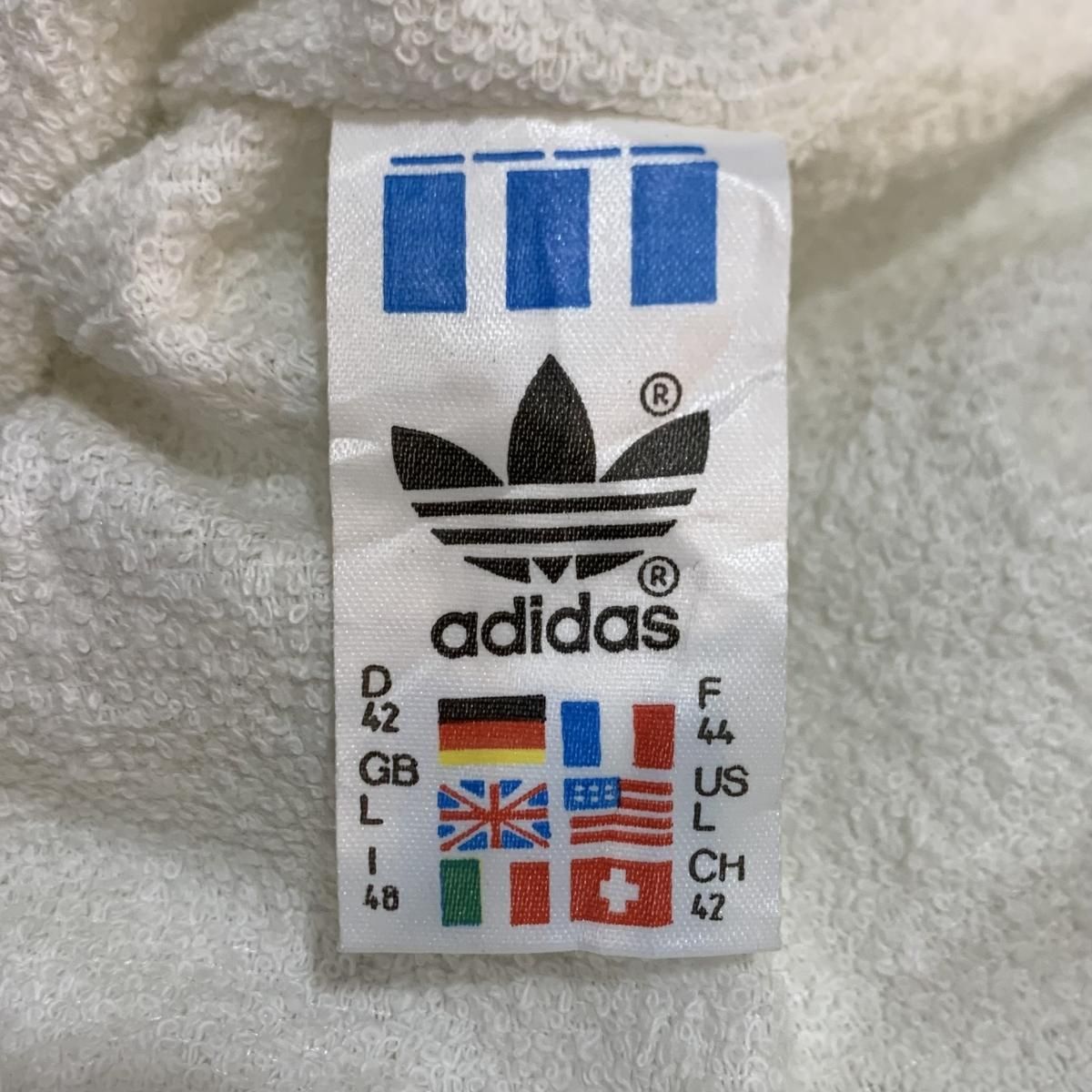 90s adidas Rip-Stop Nylon Jacket 白 L アディダス ナイロン 90s adidas Rip-Stop Nylon Jacket 白 L アディダス ナイロン