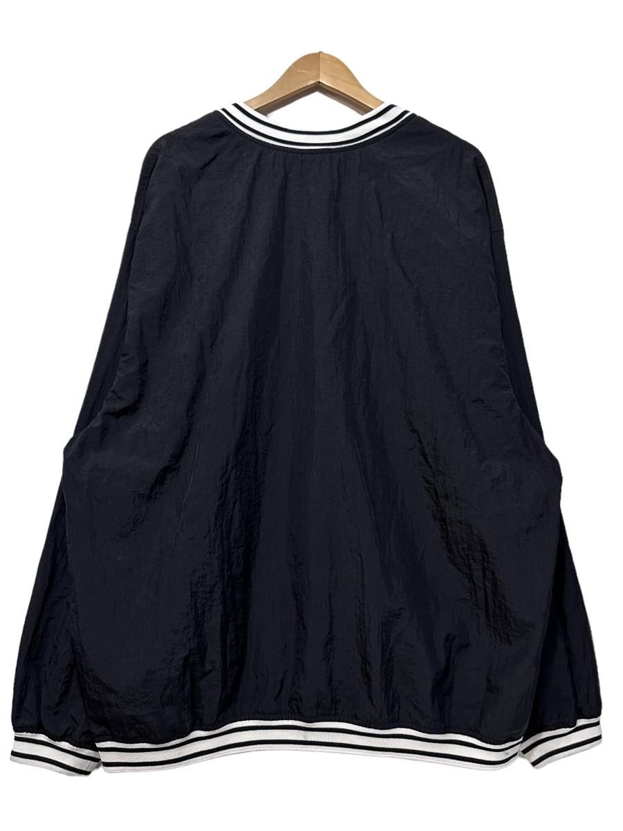97年製 NIKE V-Neck Nylon Pullover Jacket 黒 XL 90s ナイキ ナイロン