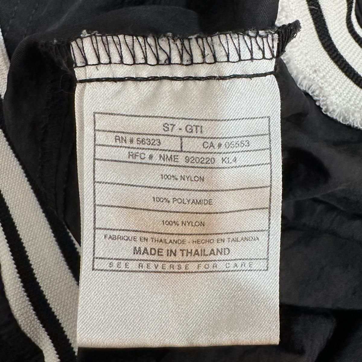 97年製 NIKE V-Neck Nylon Pullover Jacket 黒 XL 90s ナイキ