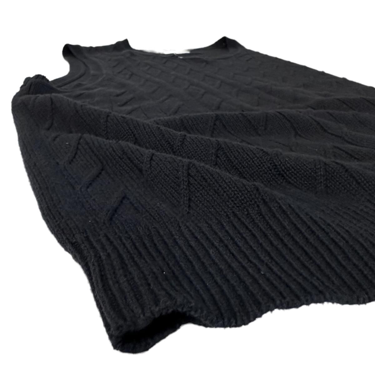 ST JOHN'S BAY 短丈 コットンニット チャコール　XL ST JOHN'S BAY 短丈 コットンニット チャコール XL トップス