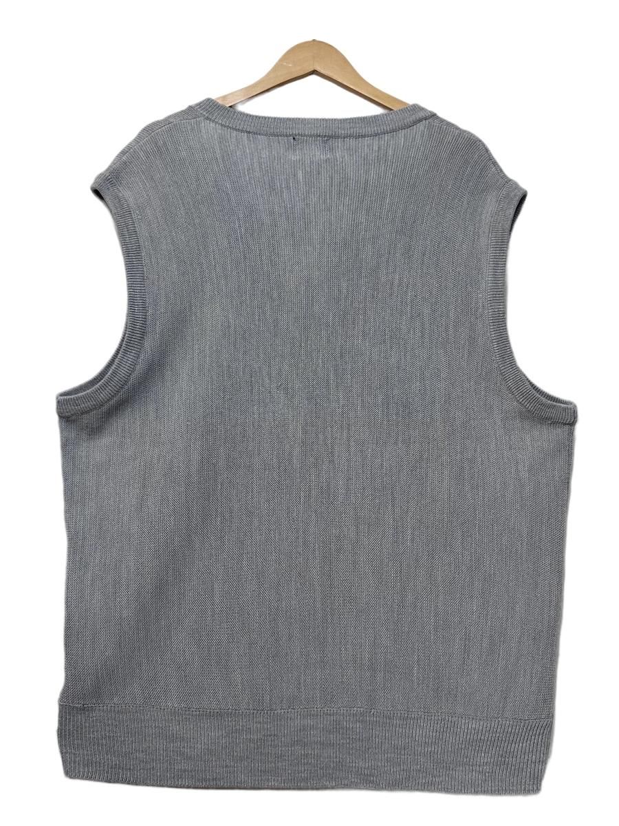 00s DOCKERS GOLF V-Neck Acrylic Knit Vest 灰 XXL ドッカーズ