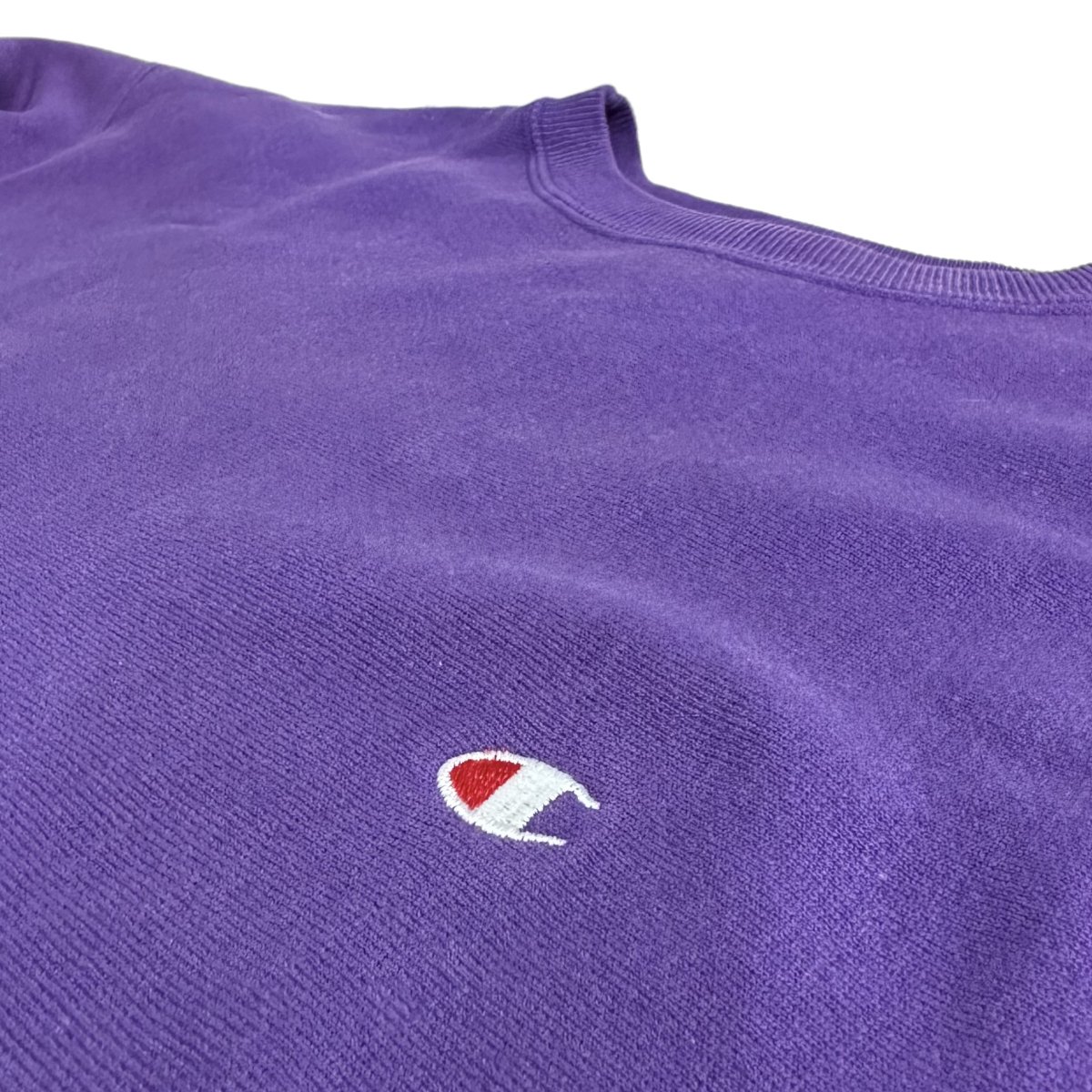 USA製 90s Champion Reverse Weave Sweatshirt 紫 L チャンピオン