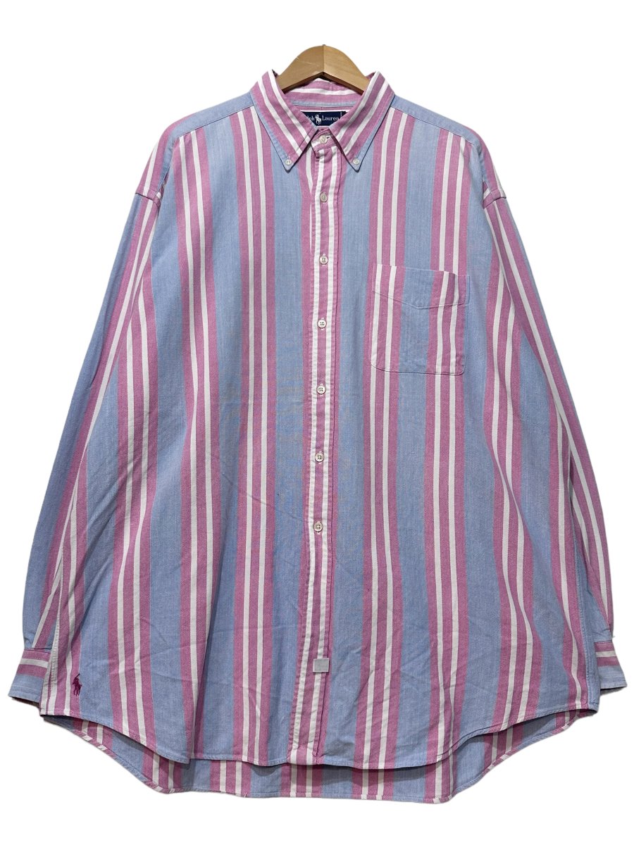 Ralph pink stripe big shirt????