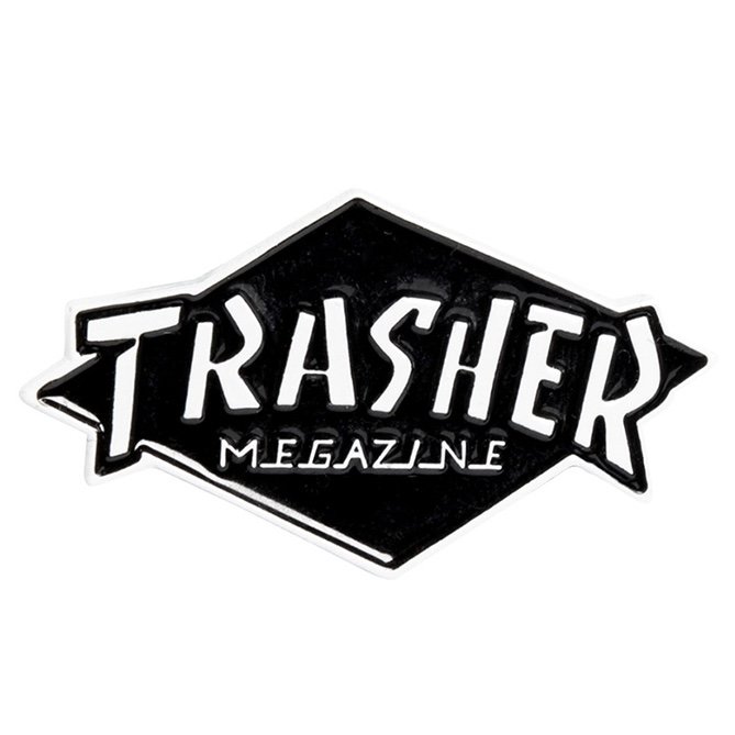 新品 THRASHER × Parra LAPEL PIN 黒 スラッシャー パラ ピンバッジ スケート アーティスト ブラック - NEWJOKE ONLINE  STORE