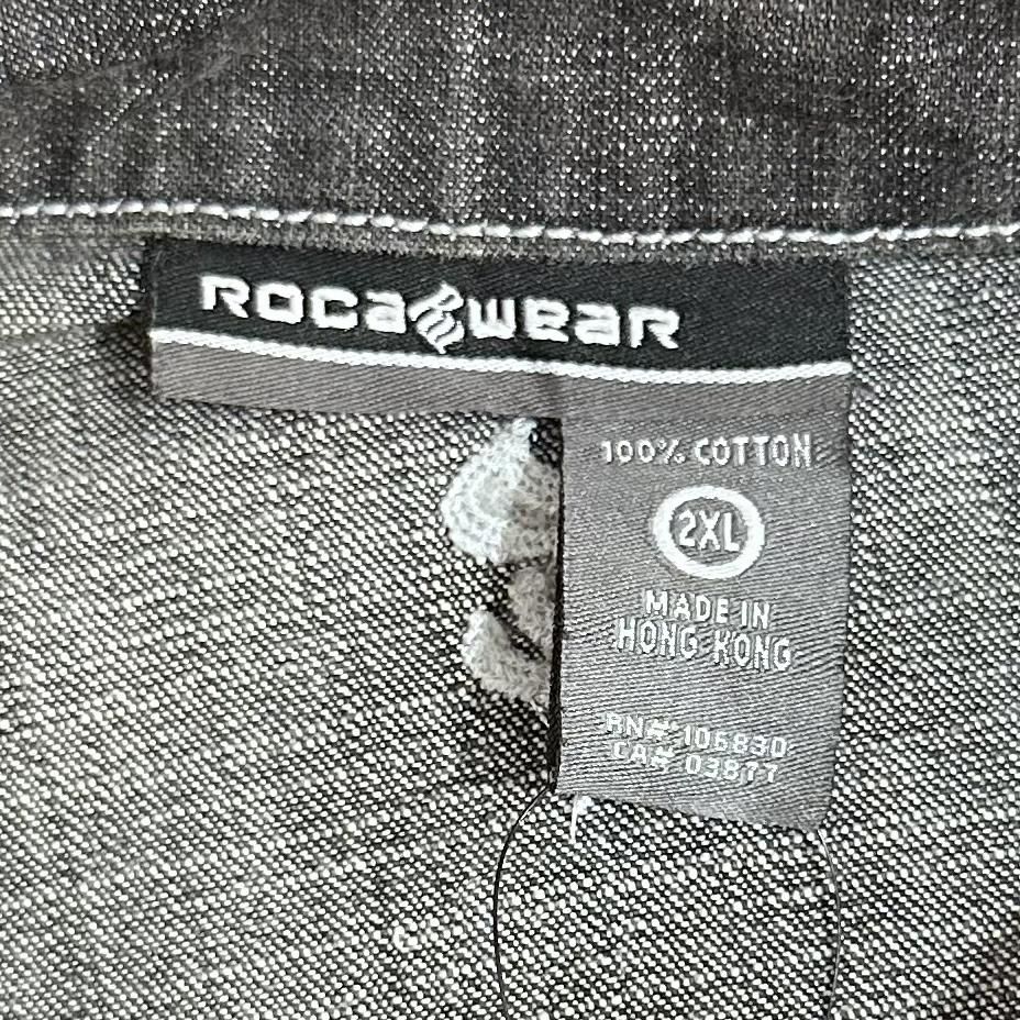 00s ROCA WEAR Black Denim Coverall 黒 2XL ロカウェア 00s ROCA WEAR Black Denim Coverall 黒 2XL ロカウェア