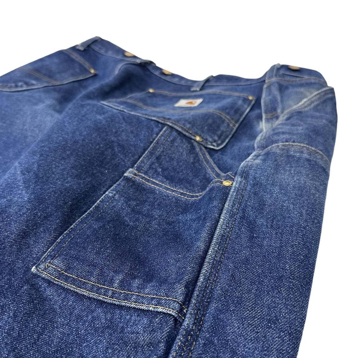 00s Carhartt Double Knee Denim Painter Pants 紺 W35×L28 00s Carhartt Double Knee Denim Painter Pants 紺 W35×L28