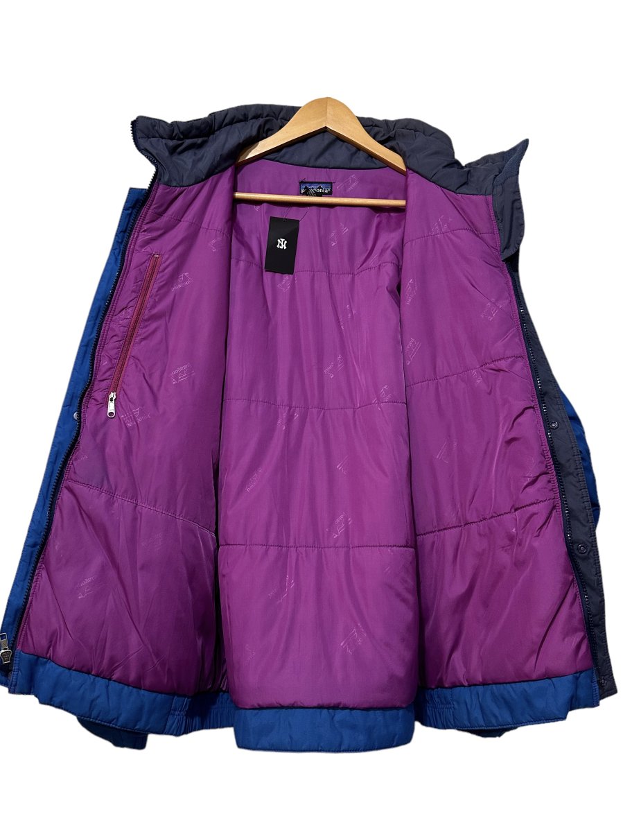 92年製 patagonia Fall Line Insulated Jacket 青紫 L 90s パタゴニア 