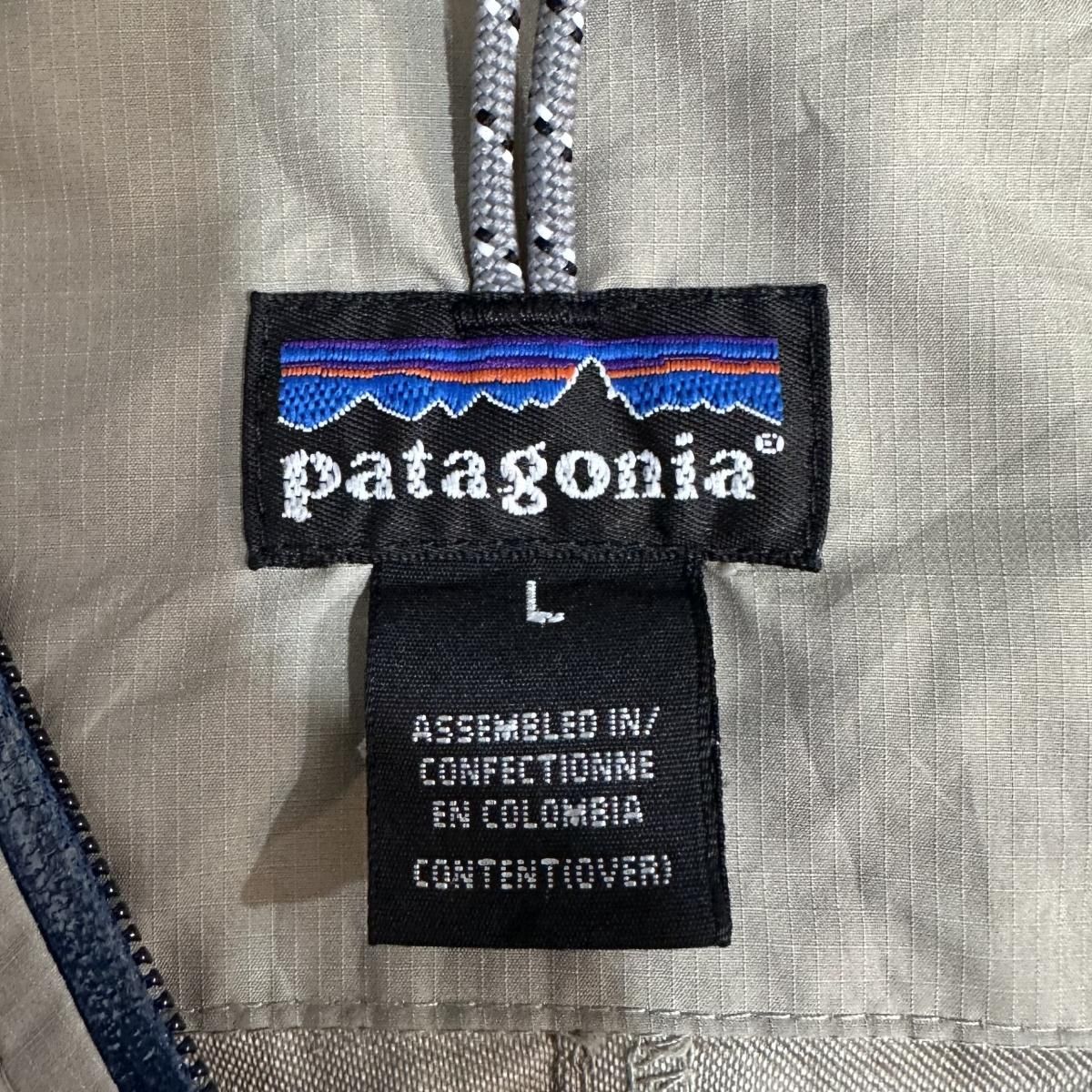 01年製 patagonia Essenshell Pullover カーキ黄 L 00s 01年製 patagonia Essenshell Pullover カーキ黄 L 00s