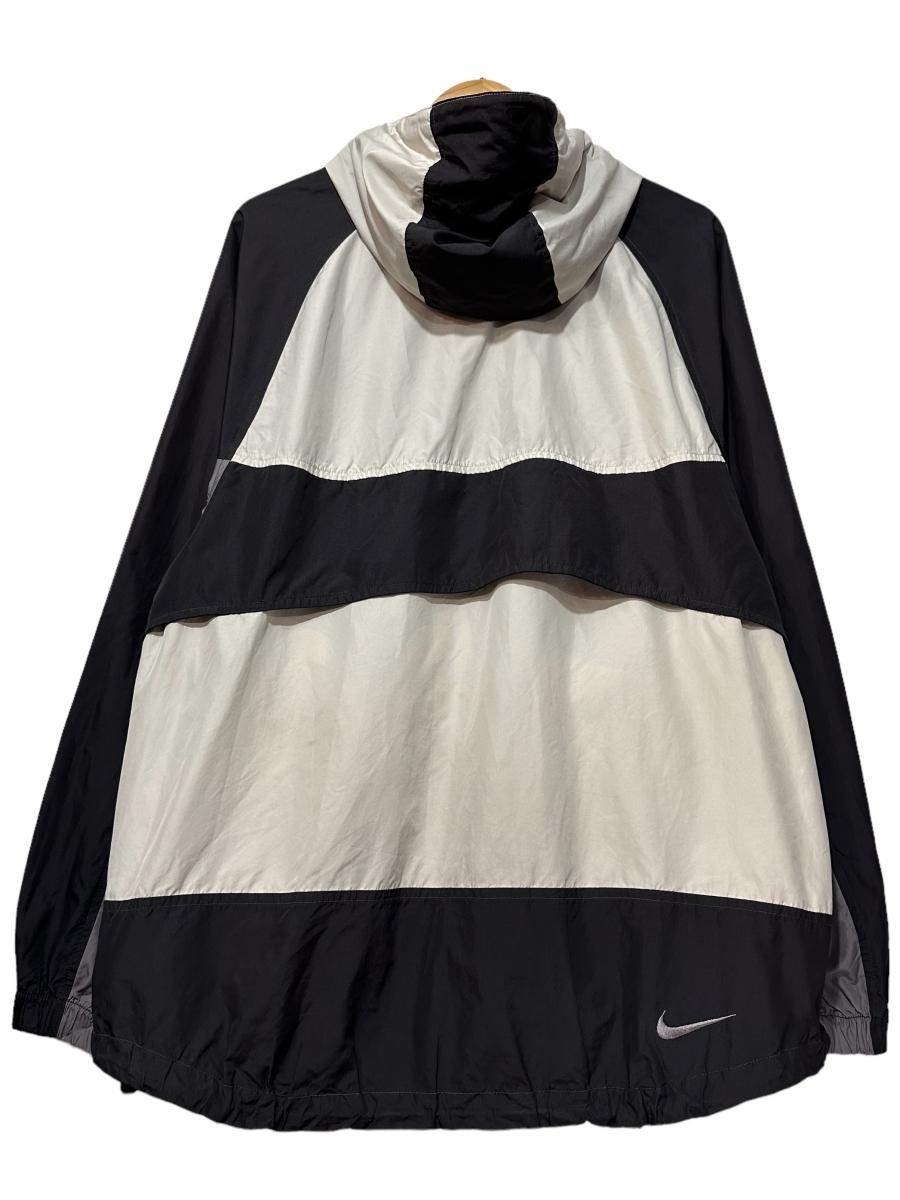 98年製 NIKE ACG Logo Nylon Jacket 生成り灰 L 90s ナイキ 98年製 NIKE ACG Logo Nylon Jacket 生成り灰 L 90s ナイキ
