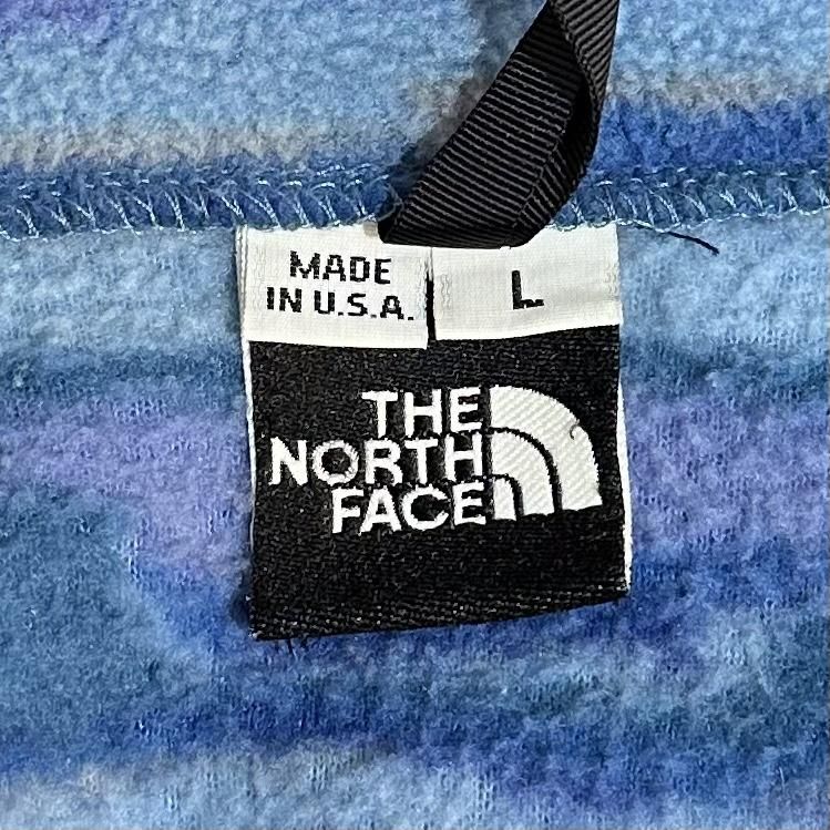 USA製 90s THE NORTH FACE Fleece Jacket 青 L ノースフェイス