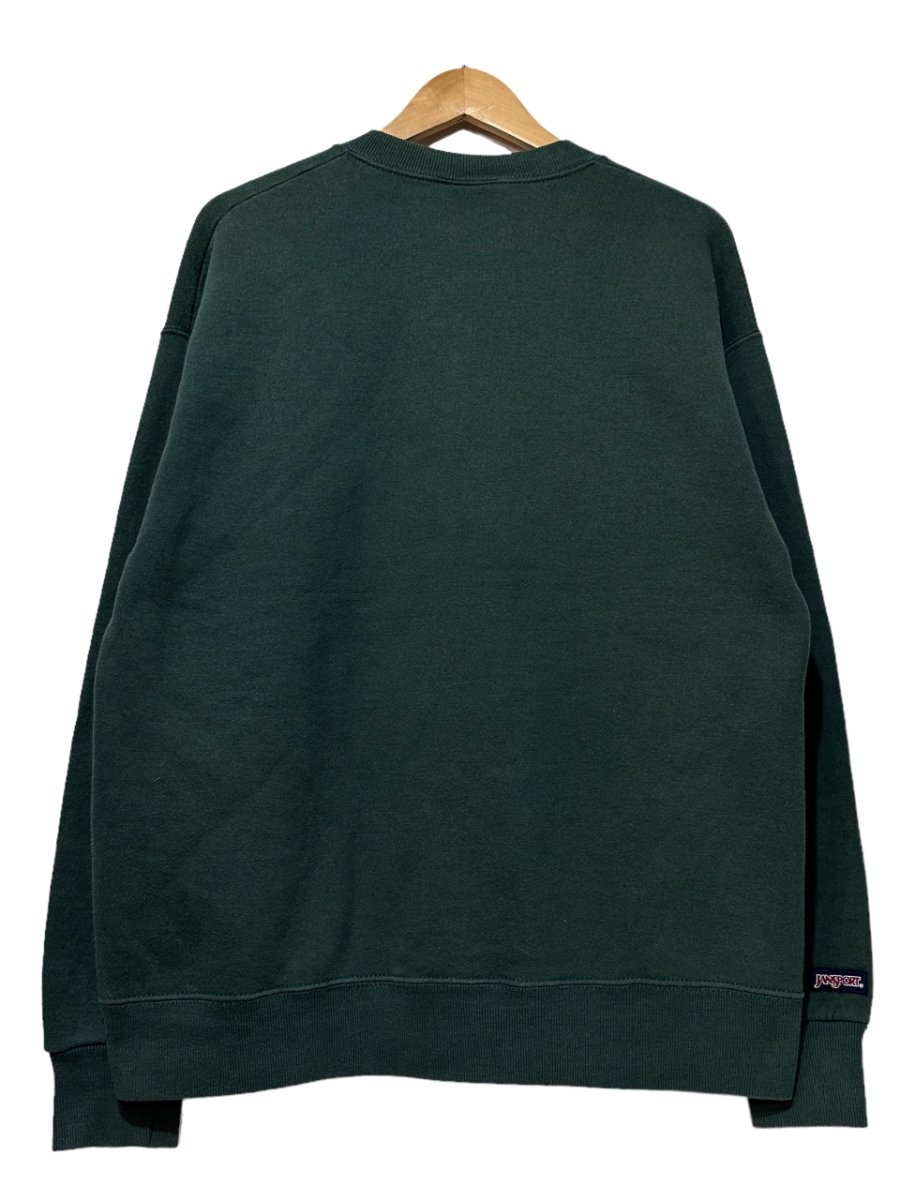 USA製 90s JANSPORT Logo Sweatshirt 緑 L ジャンスポーツ スウェット ロゴ アウトドア グリーン 古着 -  NEWJOKE ONLINE STORE