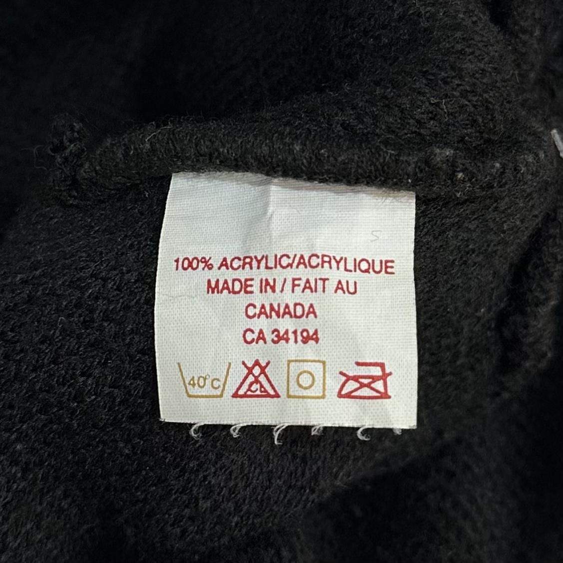 カナダ製 00s SKULL SKATES Logo Knit Cap 黒 スカルスケーツ カナダ製 00s SKULL SKATES Logo Knit Cap 黒 スカルスケーツ