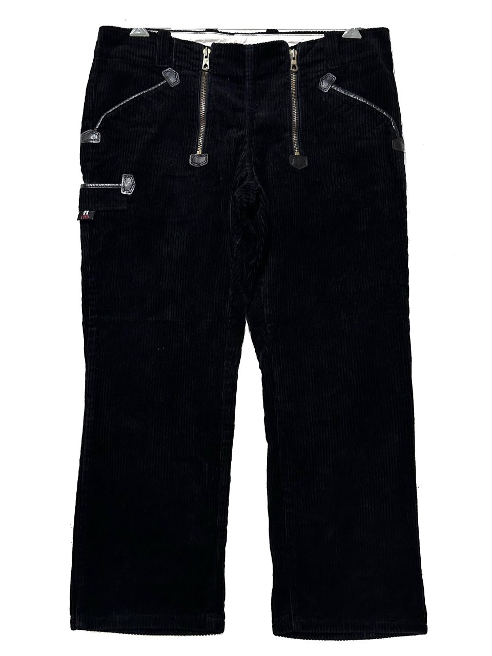 ドイツ製 90s FHB Corduroy Rogger Pants 黒 W37×L28 ロガーパンツ 木こりパンツ コーデュロイ ブラック 古着 -  NEWJOKE ONLINE STORE