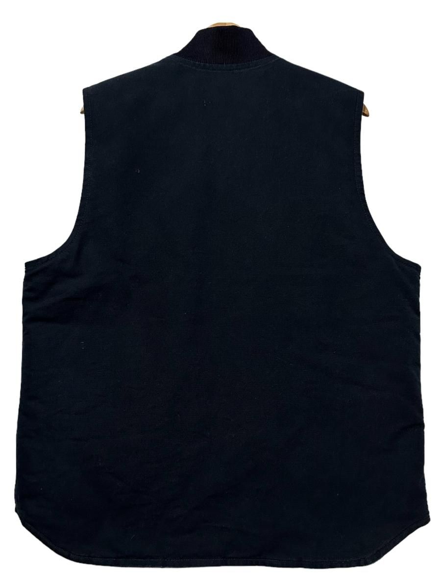 00s Carhartt Quilting Lined Duck Vest 黒 L-TALL カーハート 00s Carhartt Quilting Lined Duck Vest 黒 L-TALL カーハート