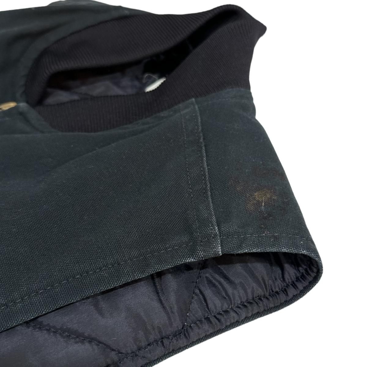 00s Carhartt Quilting Lined Duck Vest 黒 L-TALL カーハート 00s Carhartt Quilting Lined Duck Vest 黒 L-TALL カーハート