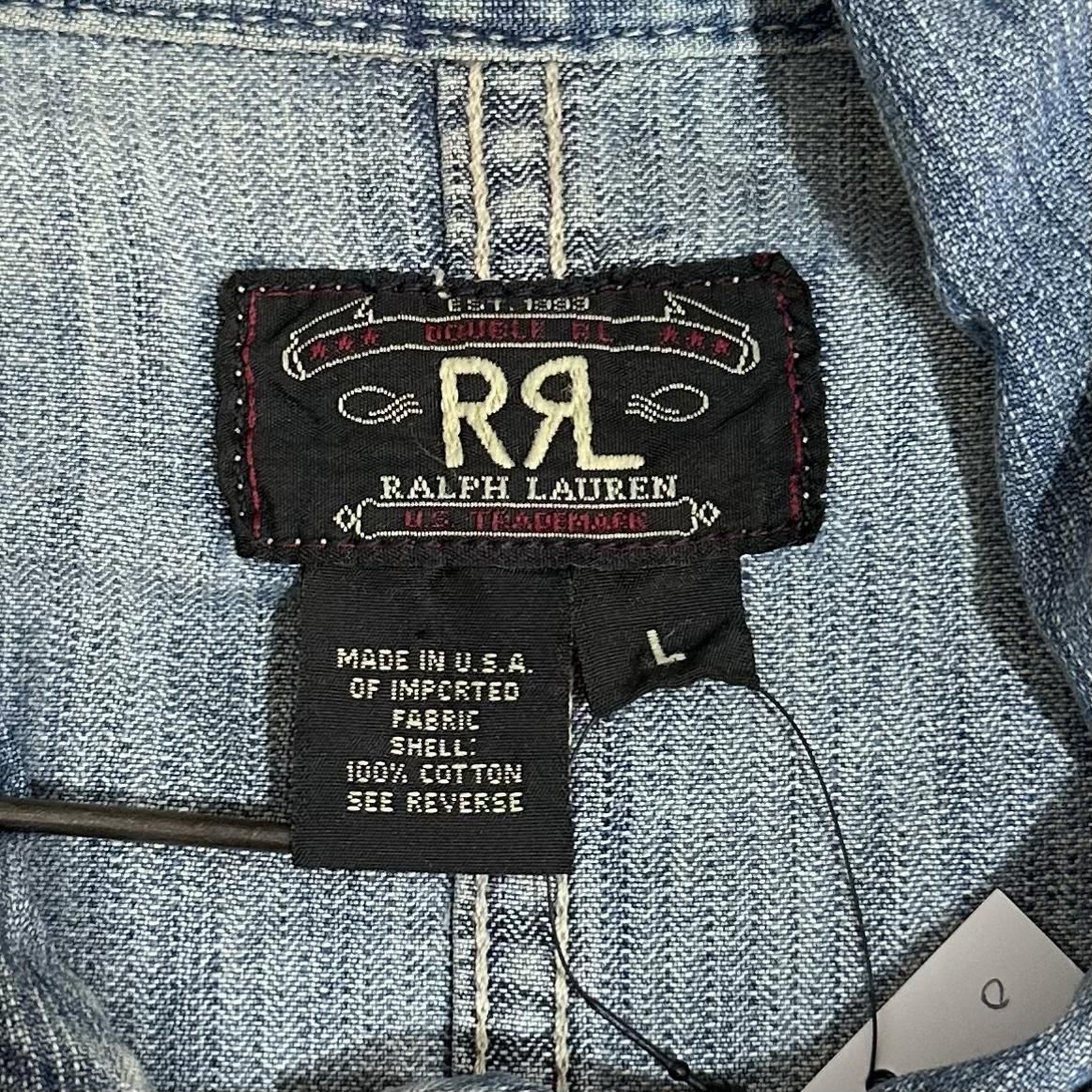 USA製 90s RRL 91-B Type Denim Work Jacket 薄青 L ダブルアールエル ...