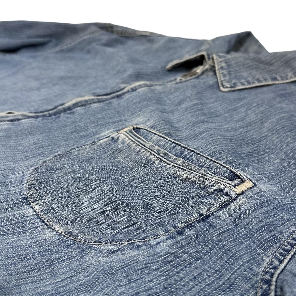 USA製 90s RRL 91-B Type Denim Work Jacket 薄青 L ダブル USA製 90s RRL 91-B Type Denim Work Jacket 薄青 L ダブル