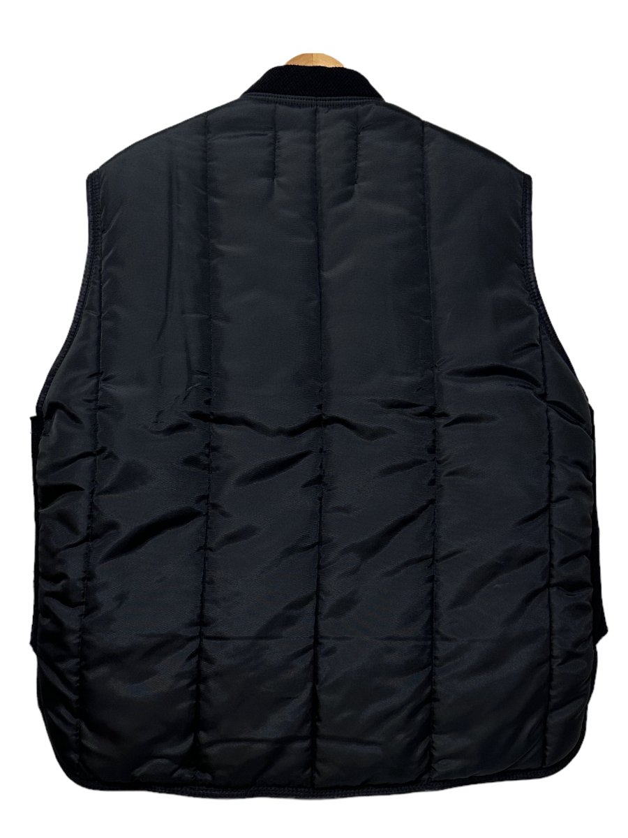 USA製 Refrigi Wear Nylon Padding Vest 黒 XL リフリッジウェア 