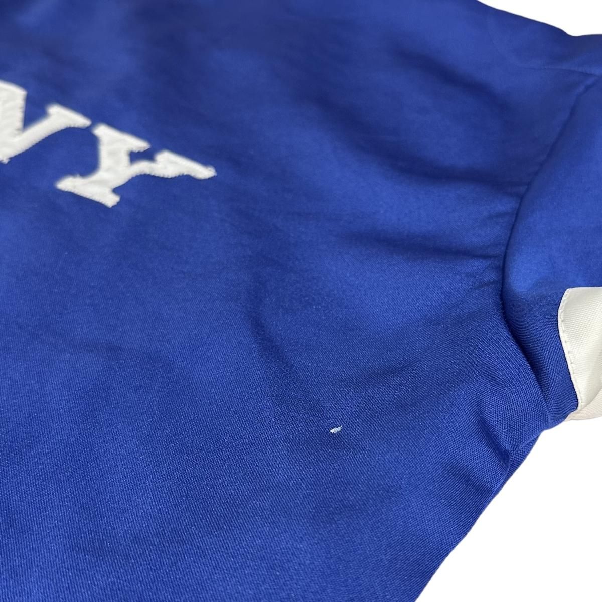 90s SONY Jersey Varsity Jacket 青 XL ソニー バーシティ