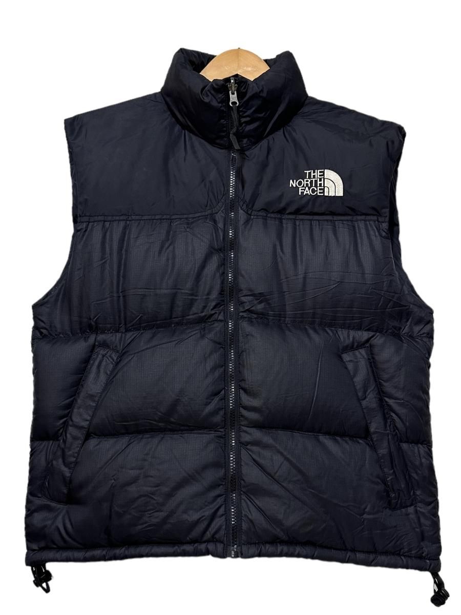 90s THE NORTH FACE Nuptse Vest 黒 S ノースフェイス ヌプシベスト