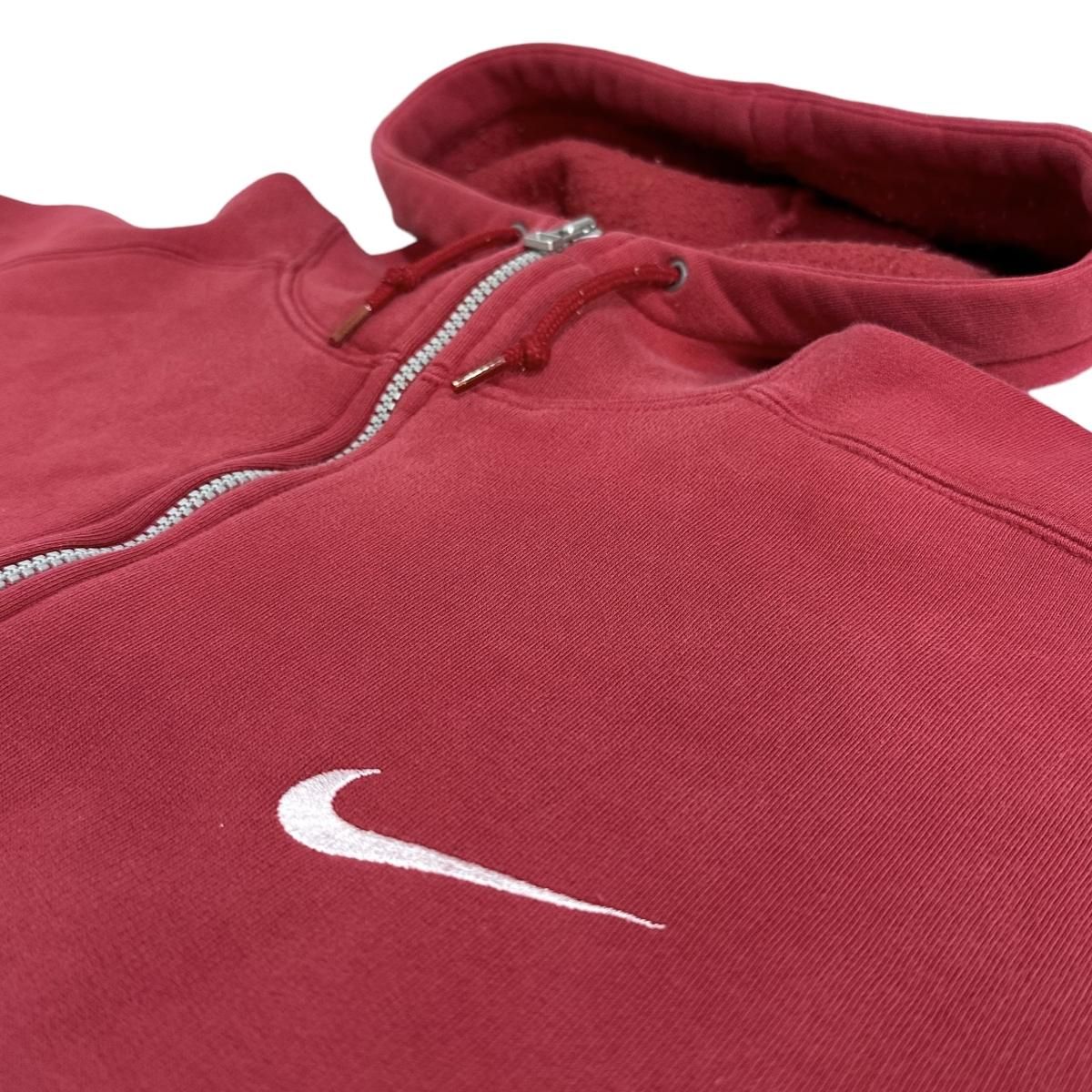 90s NIKE Half-Zip Pullover Sweat Hoodie 赤 XL ナイキ プル 90s NIKE Half-Zip Pullover Sweat Hoodie 赤 XL ナイキ プル