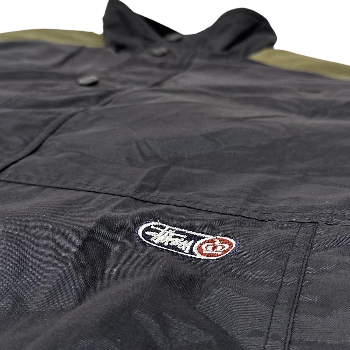 00s OLD STUSSY Nylon Padding Jacket 黒 L オールド 00s OLD STUSSY Nylon Padding Jacket 黒 L オールド
