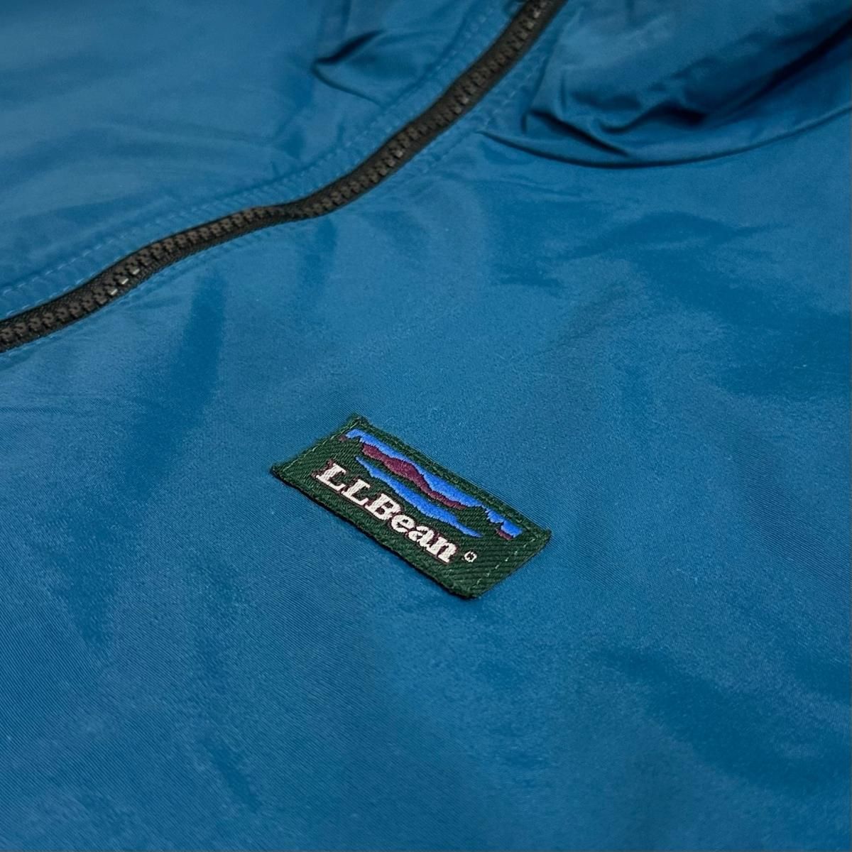 USA製 80s L.L.Bean Warm-Up Jacket 青 M エルエルビーン USA製 80s L.L.Bean Warm-Up Jacket 青 M エルエルビーン