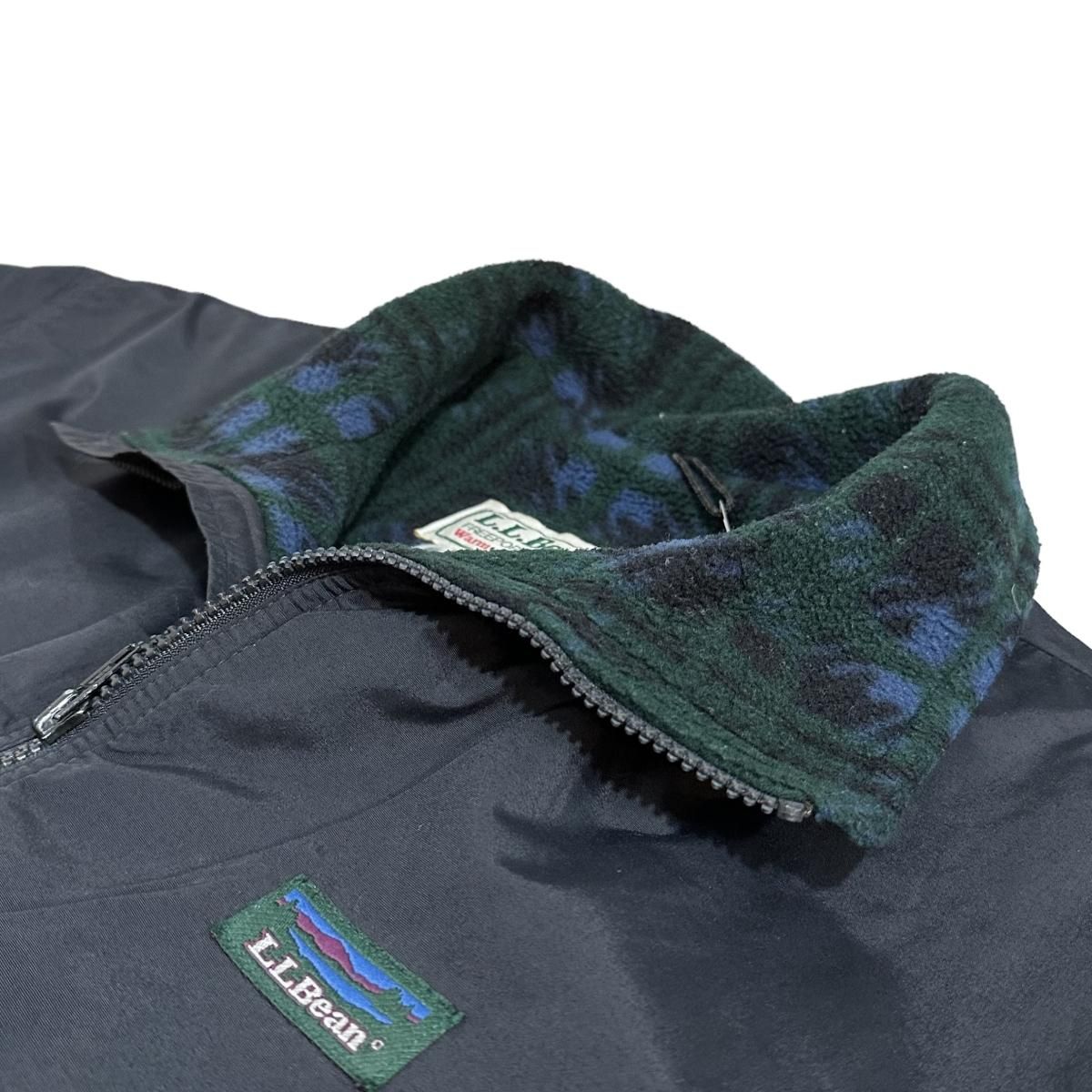 USA製 80s L.L.Bean Warm-Up Jacket 黒 M エルエルビーン USA製 80s L.L.Bean Warm-Up Jacket 黒 M エルエルビーン